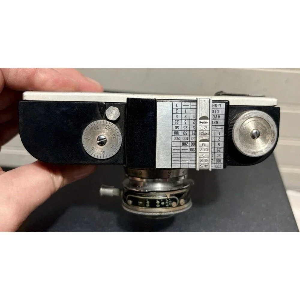 Vintage 1940’s Argus Anistigmat f/4.5 IRC Camera w/ Leather Case